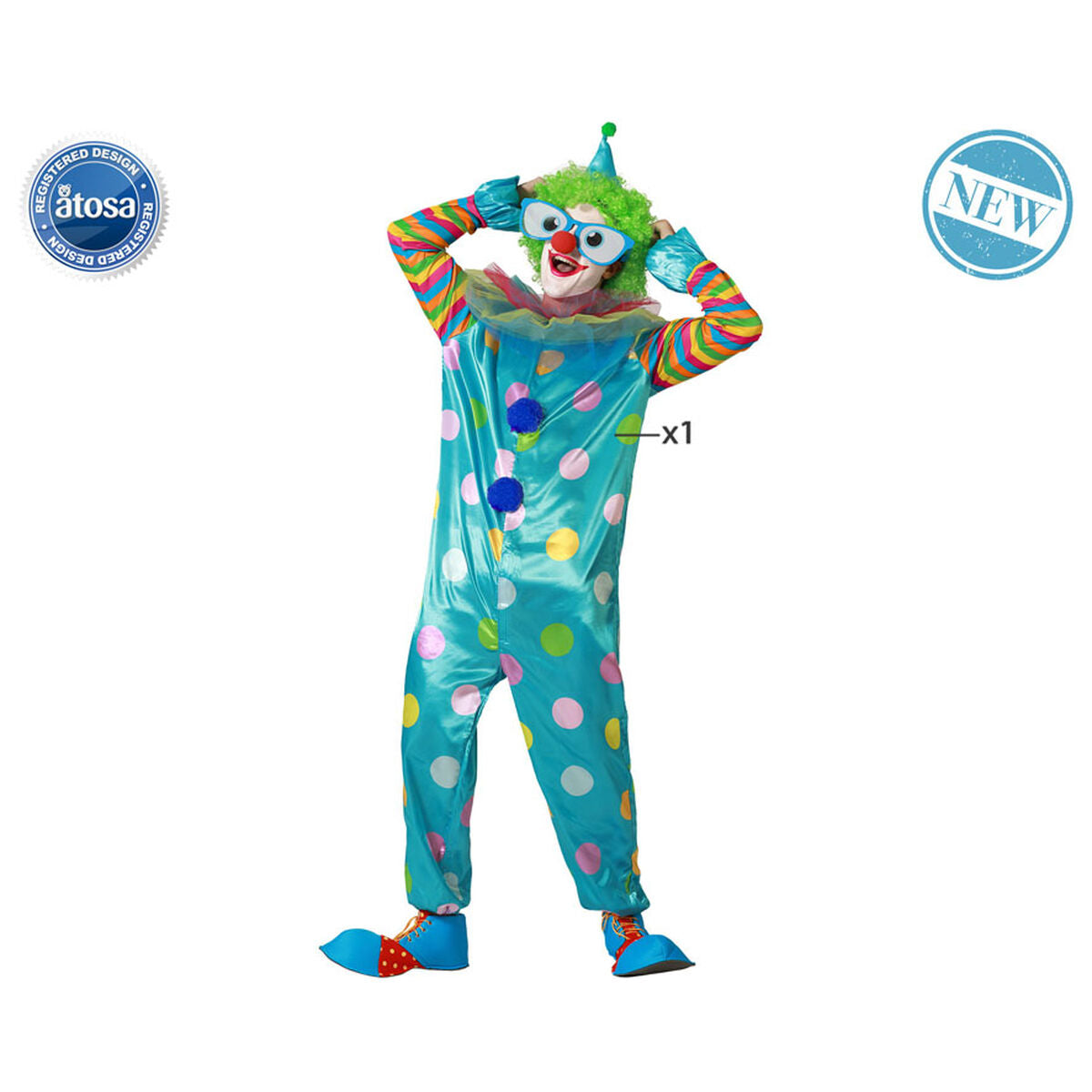Costume for Adults Male Clown-10