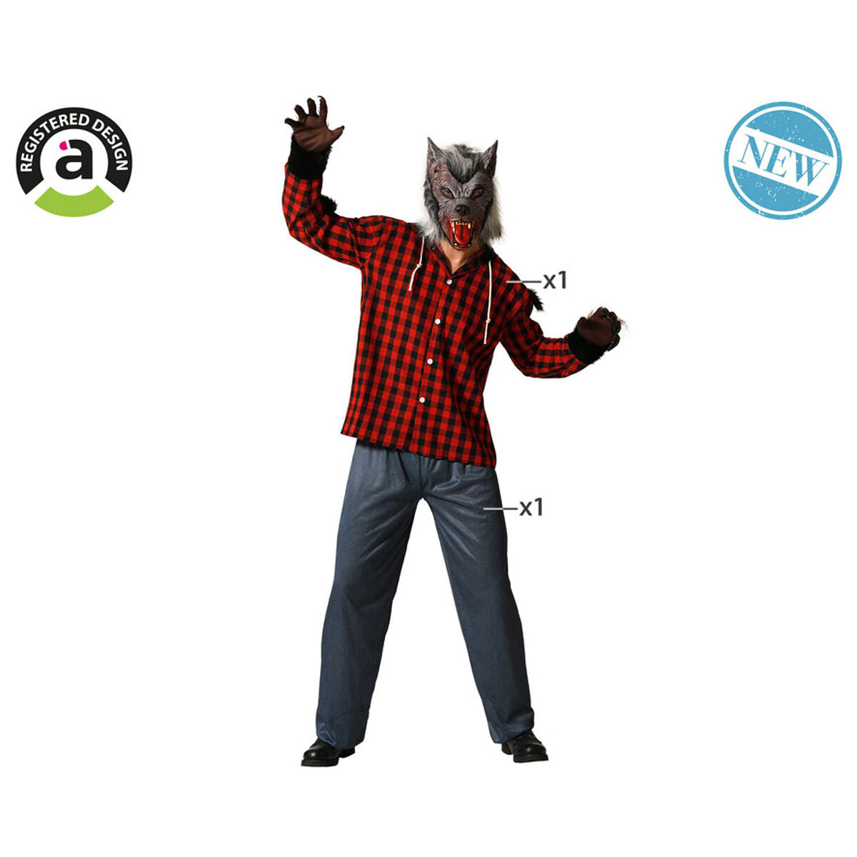 Costume for Adults Werewolf Halloween-7