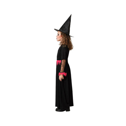 Costume for Children Pink Witch Halloween-5