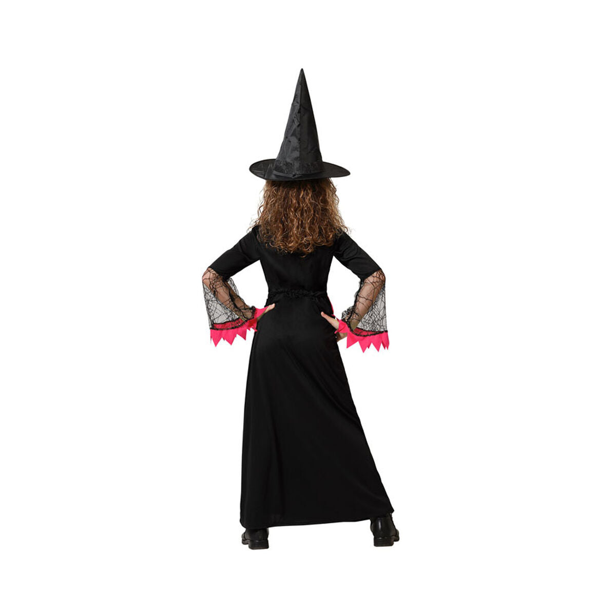 Costume for Children Pink Witch Halloween-4