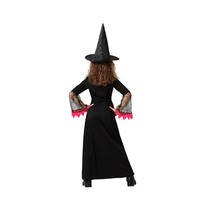 Costume for Children Pink Witch Halloween-4