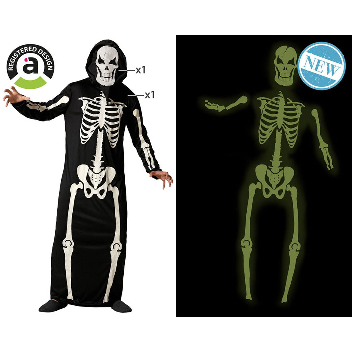 Costume for Adults Skeleton Halloween-7