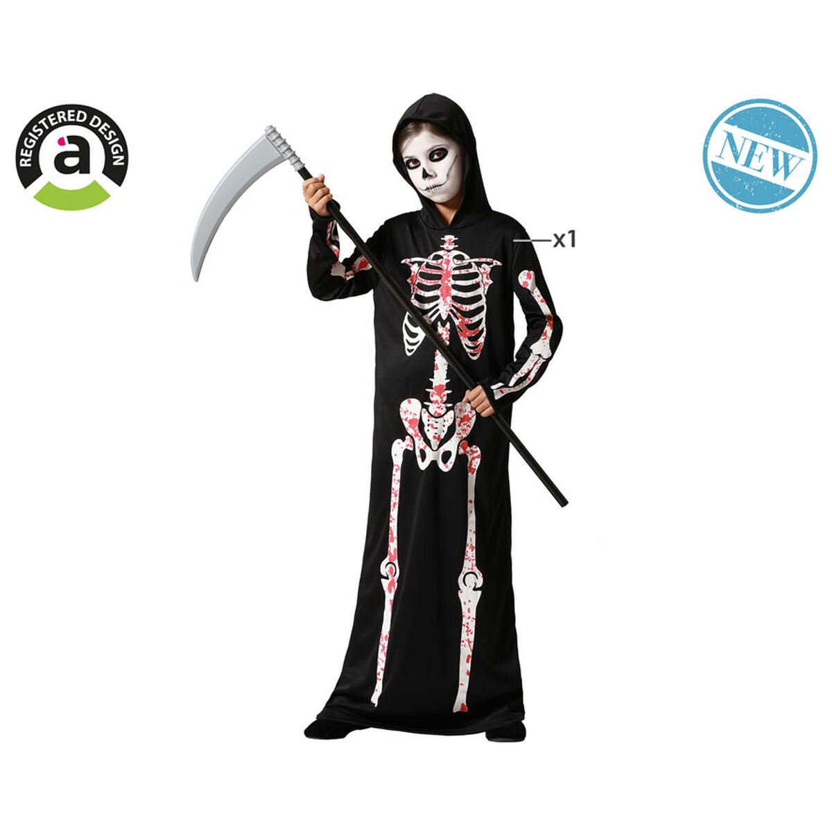 Costume for Children Skeleton Halloween-2