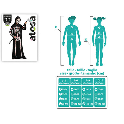 Costume for Children Skeleton Halloween-4
