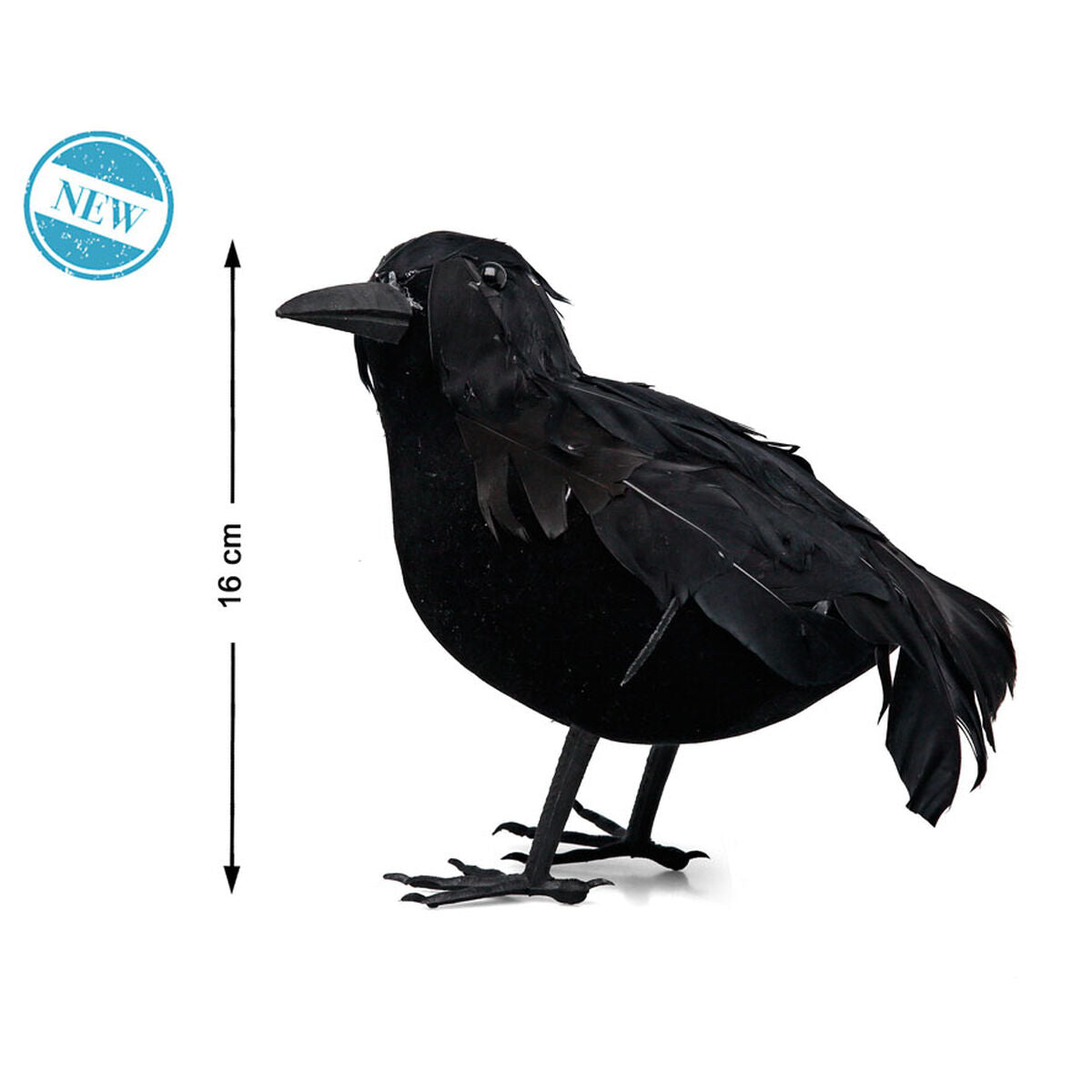 Halloween Decorations 16 cm Raven-1