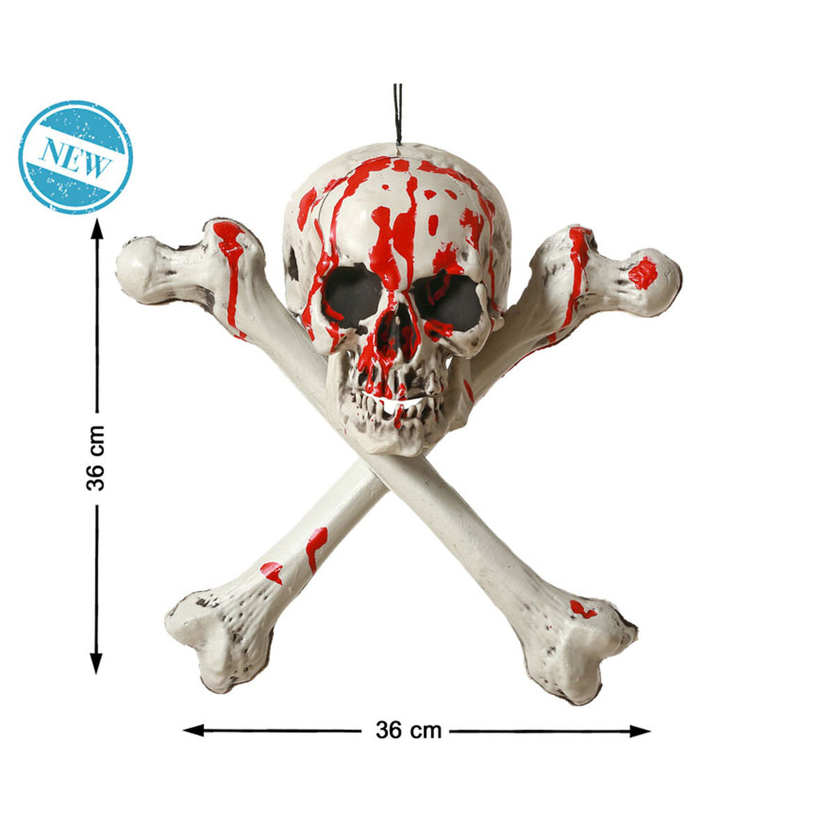 Halloween Decorations Skull 36 x 36 cm-1