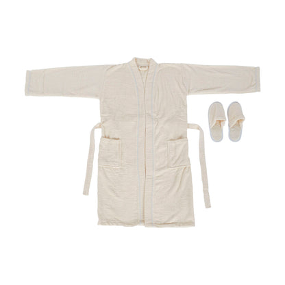 Dressing Gown Home ESPRIT Cream Lady 400 g /m²-0