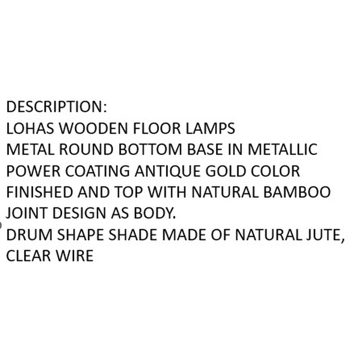 Floor Lamp Home ESPRIT Brown 220 V 40 x 40 x 150 cm-1