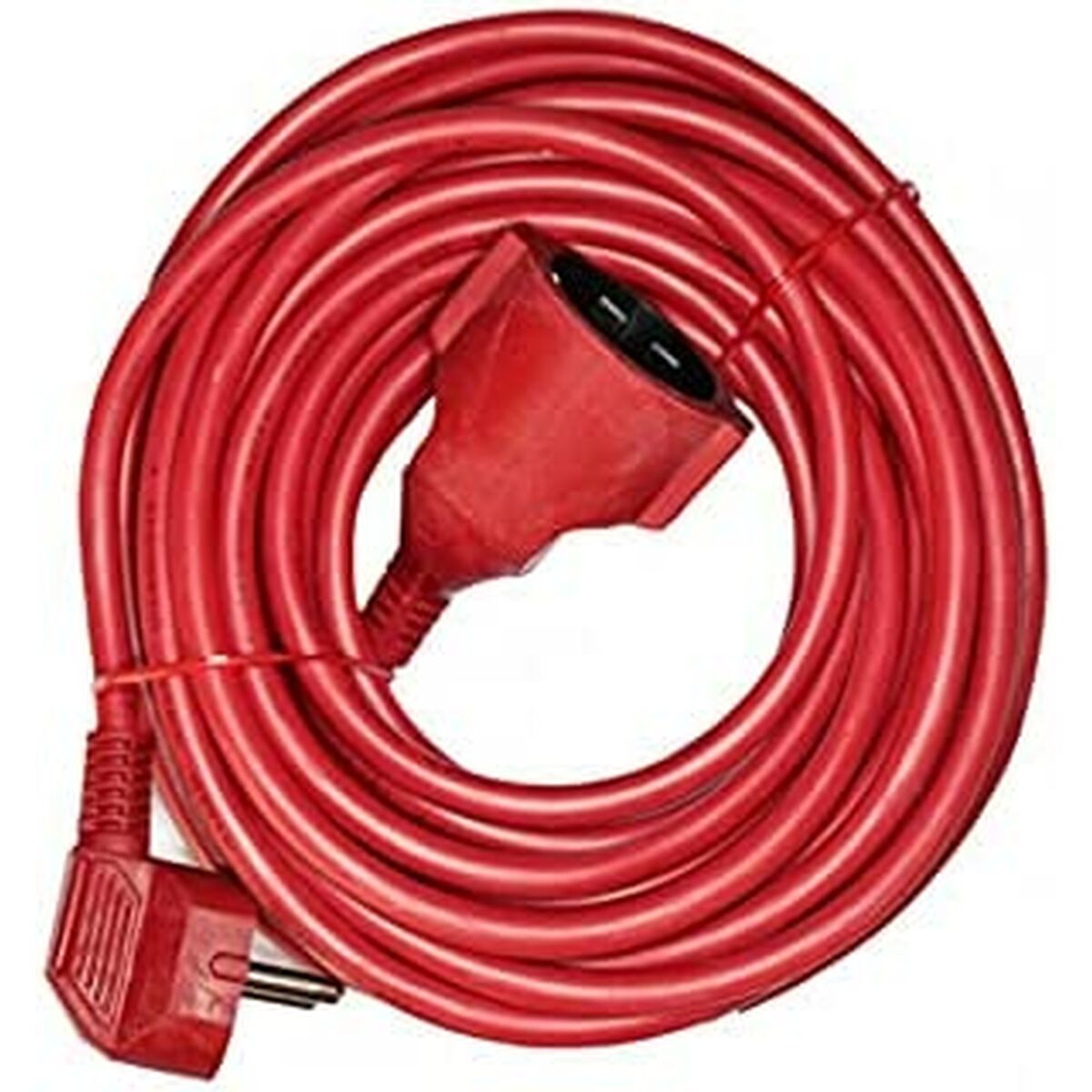 Extension Lead EDM 23600 Red 10 m Flexible-0