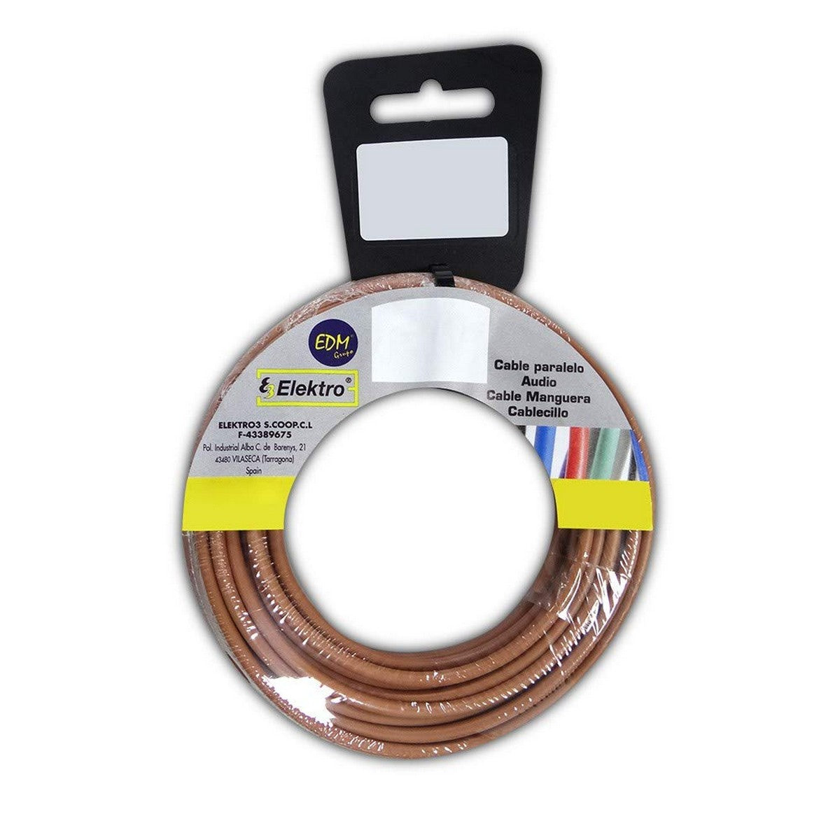 Coaxial TV Antenna Cable EDM 28457 Brown 10 m 2,5 mm-0