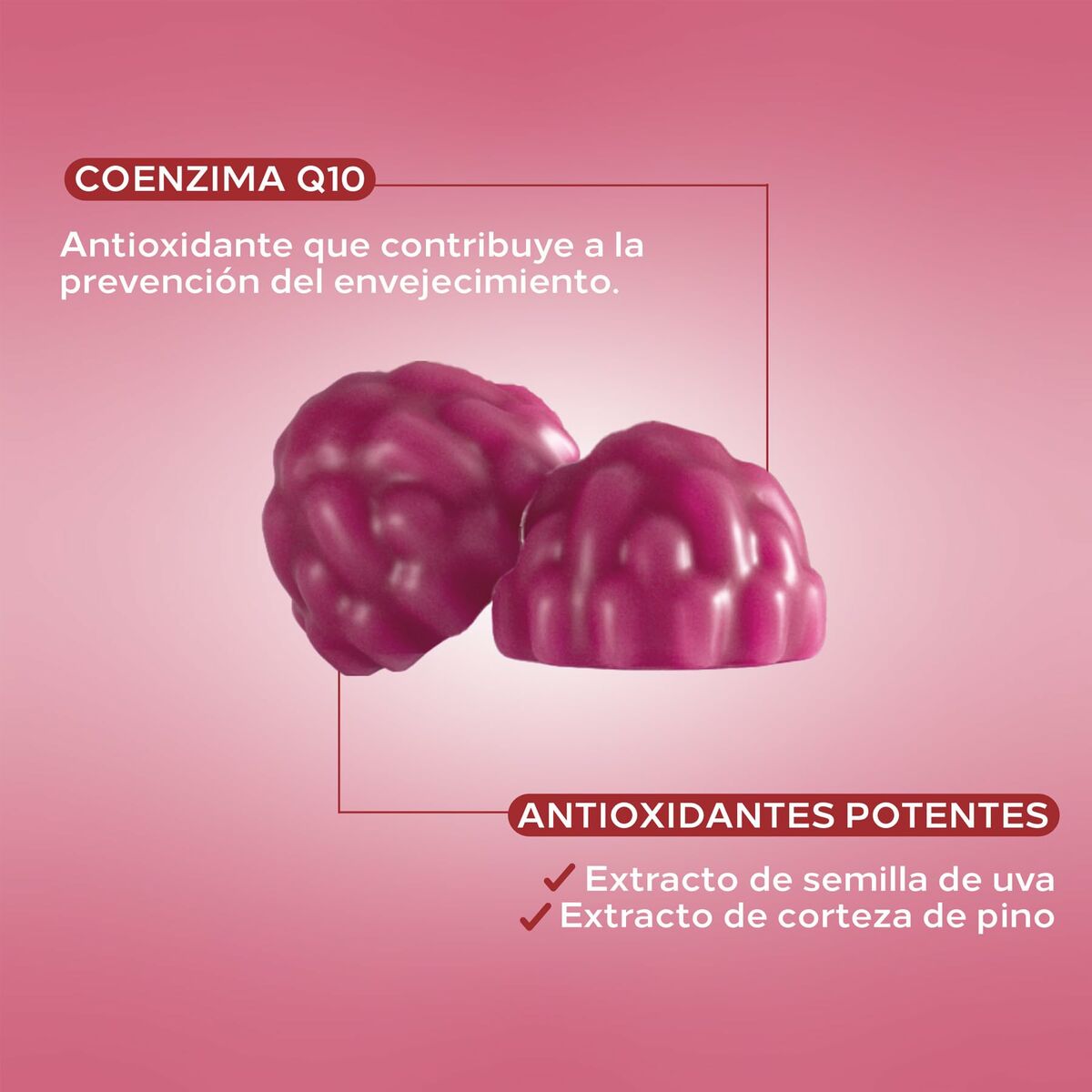 Food Supplement Cumlaude Lab FEMGUMMY ANTIOX 60 Units-1