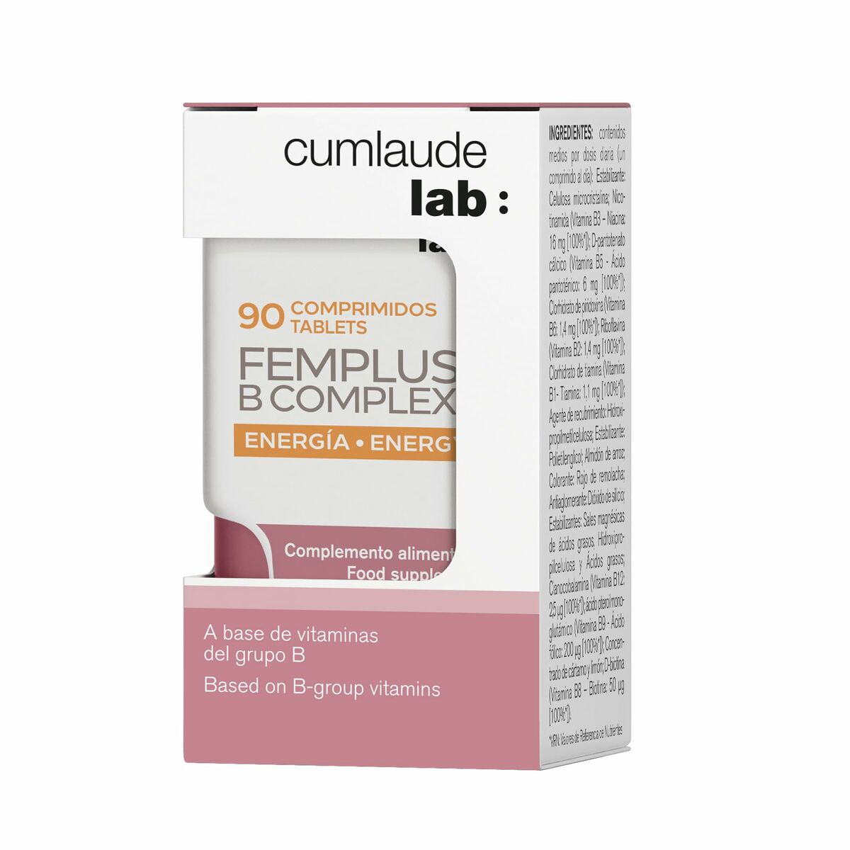 Food Supplement Cumlaude Lab FEMPLUS B-COMPLEX 90Units-0