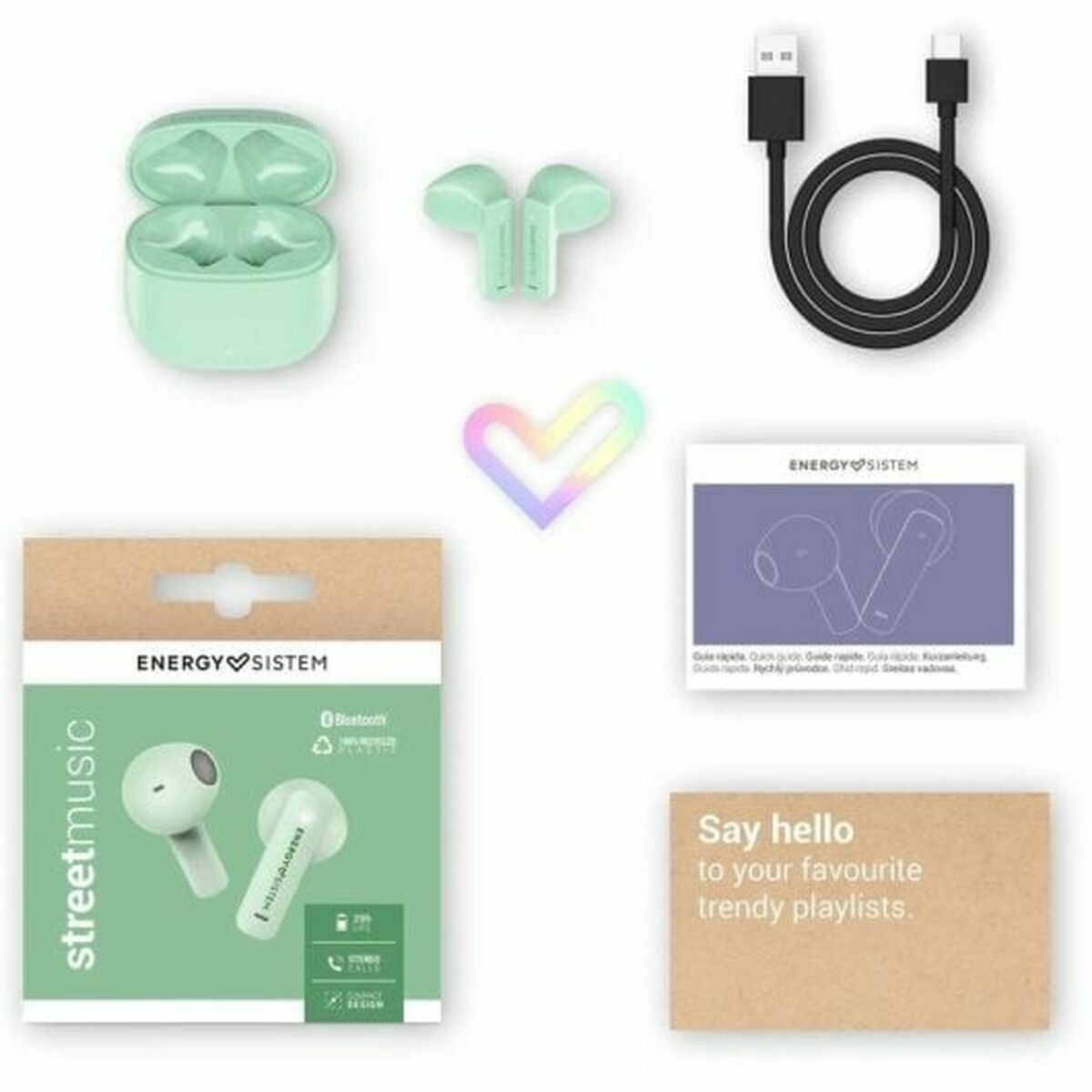 In-ear Bluetooth Headphones Energy Sistem 459216 Mint-3