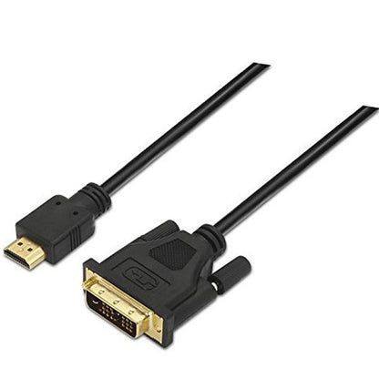 HDMI to DVI Cable NANOCABLE 10.15.0503 3 m Black-0