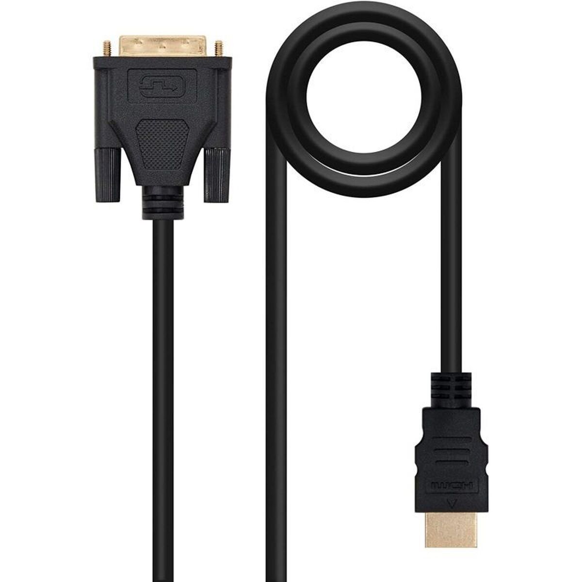 HDMI to DVI Cable NANOCABLE 10.15.0503 3 m Black-3
