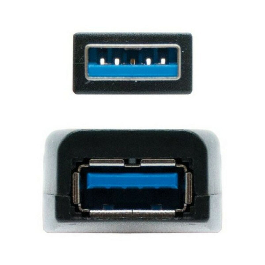 USB Extension Cable NANOCABLE 10.01.031 Black-1