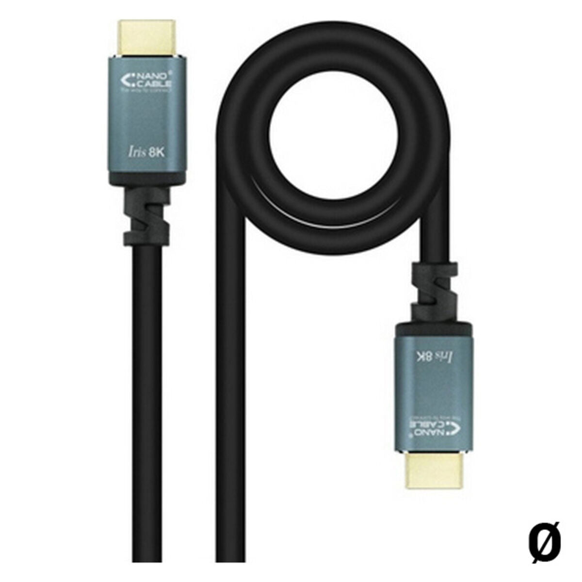 HDMI Cable NANOCABLE 8K Ultra HD Black-0
