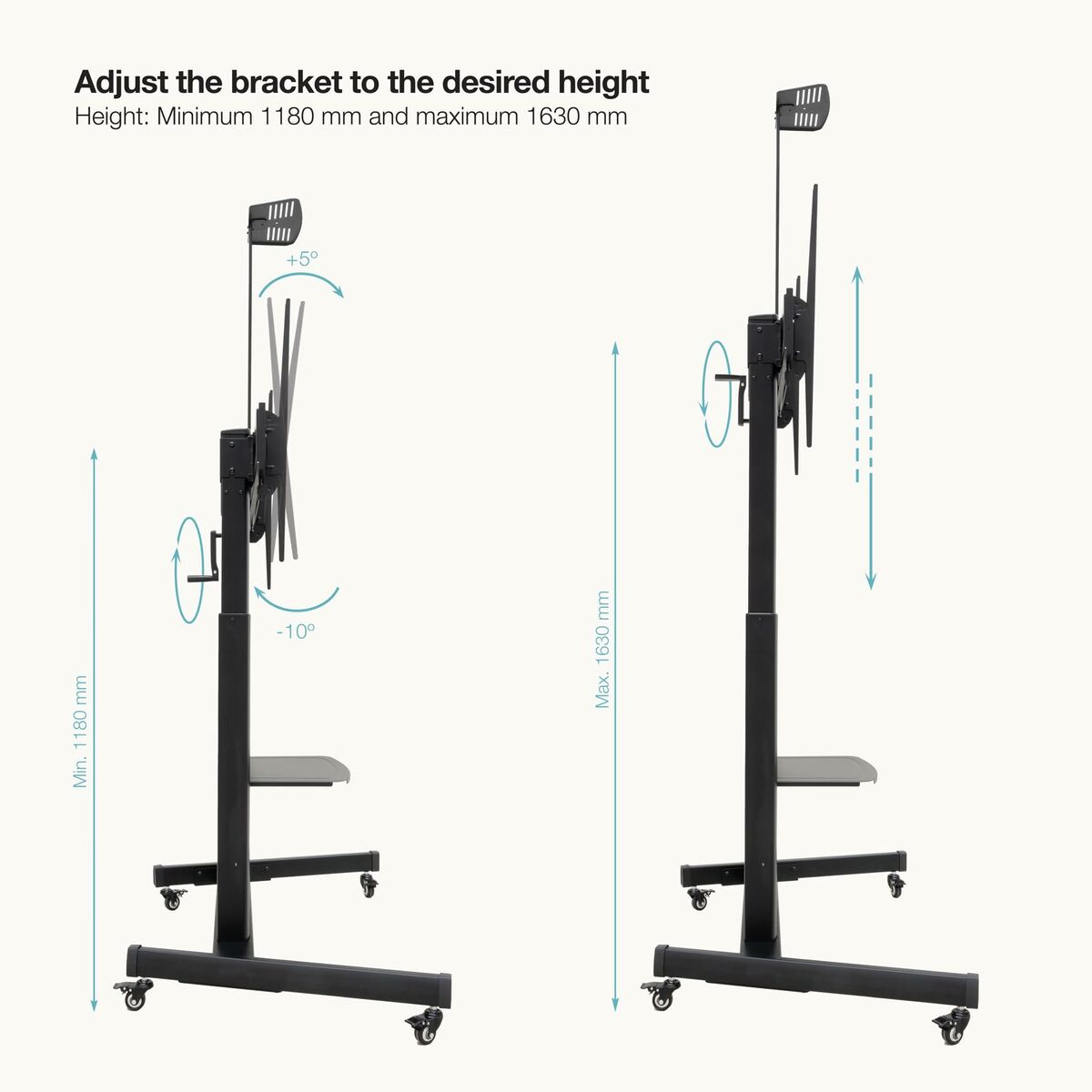 Headphones TooQ FS20406HM-B 60" 100" 130 Kg-12