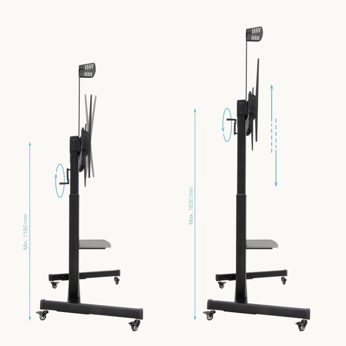 Headphones TooQ FS20406HM-B 60" 100" 130 Kg-11