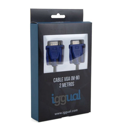 Data / Charger Cable with USB iggual IGG318577 2 m-1