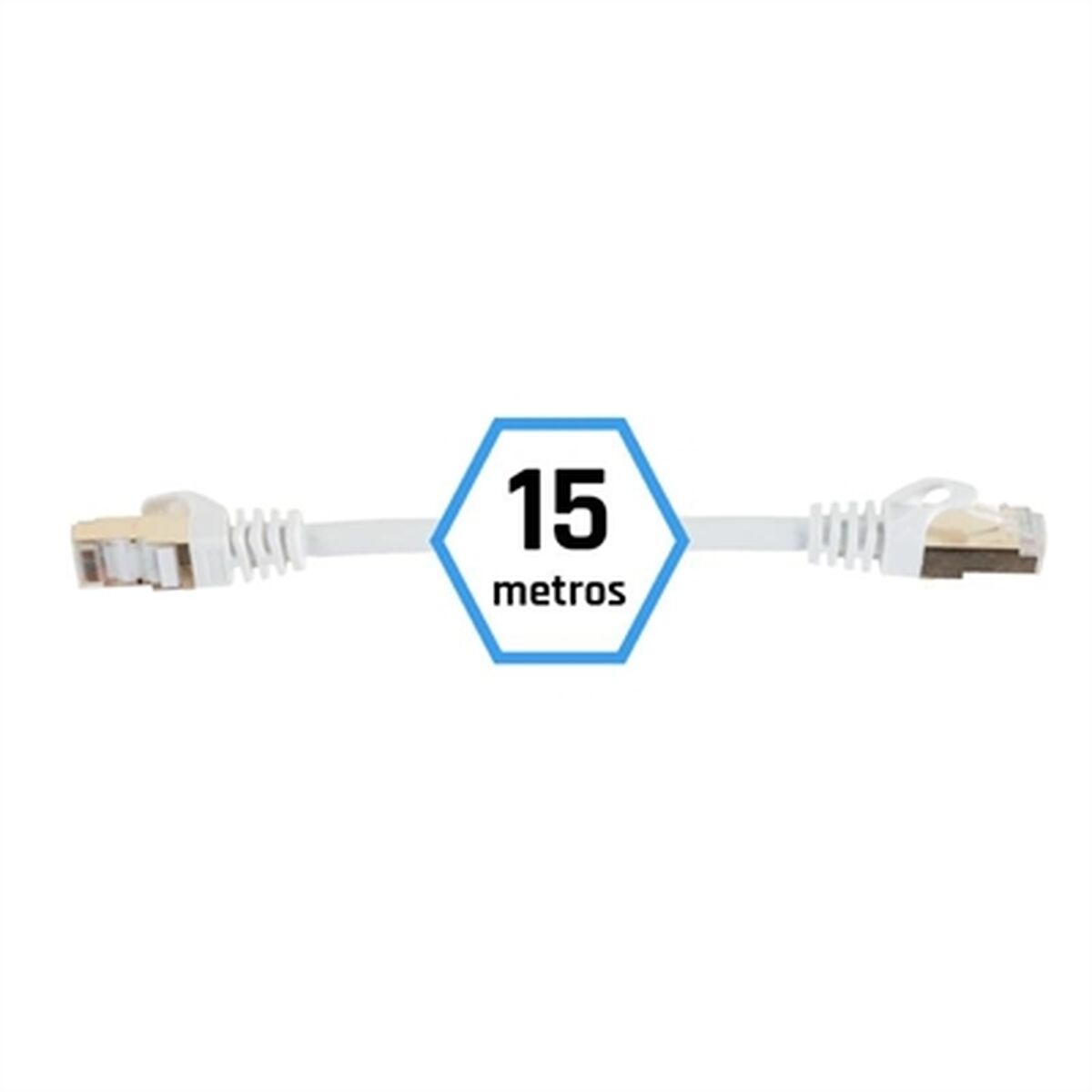 FTP Category 7 Rigid Network Cable iggual IGG318614 White 15 m-3