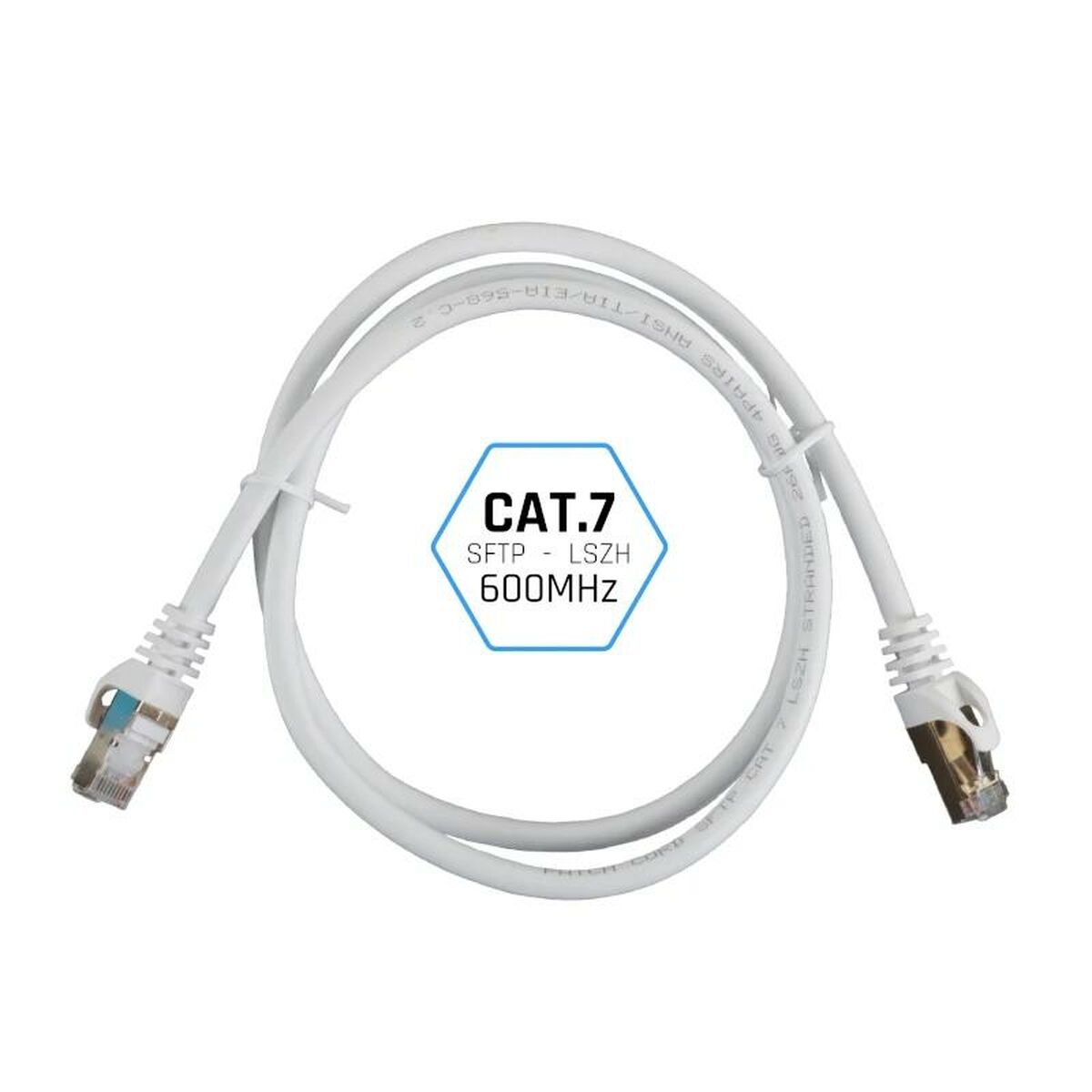 FTP Category 7 Rigid Network Cable iggual IGG318614 White 15 m-2