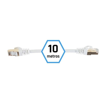 FTP Category 7 Rigid Network Cable iggual IGG318621 White 10 m-3