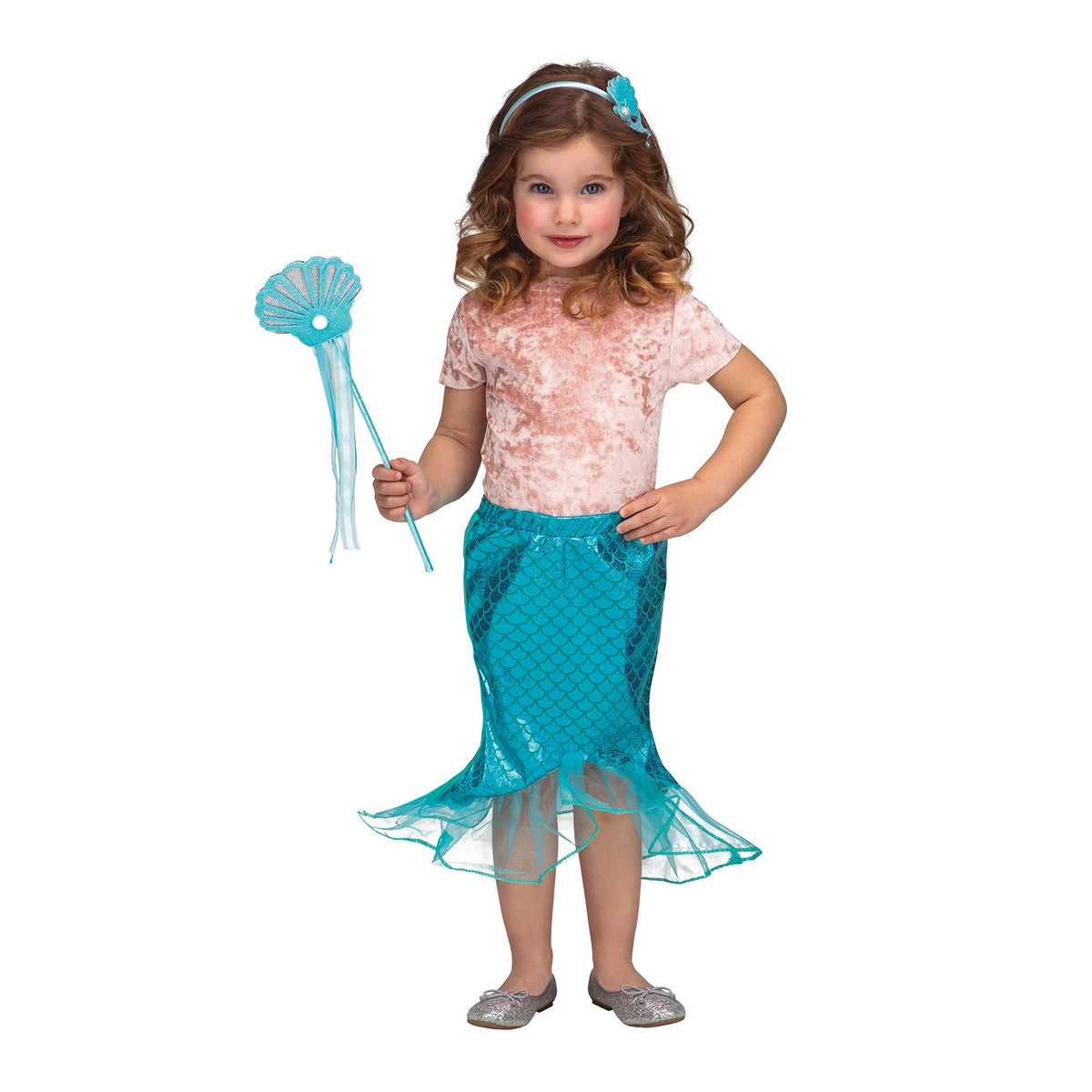 Costume for Children My Other Me Blue Mermaid 3-6 years-0