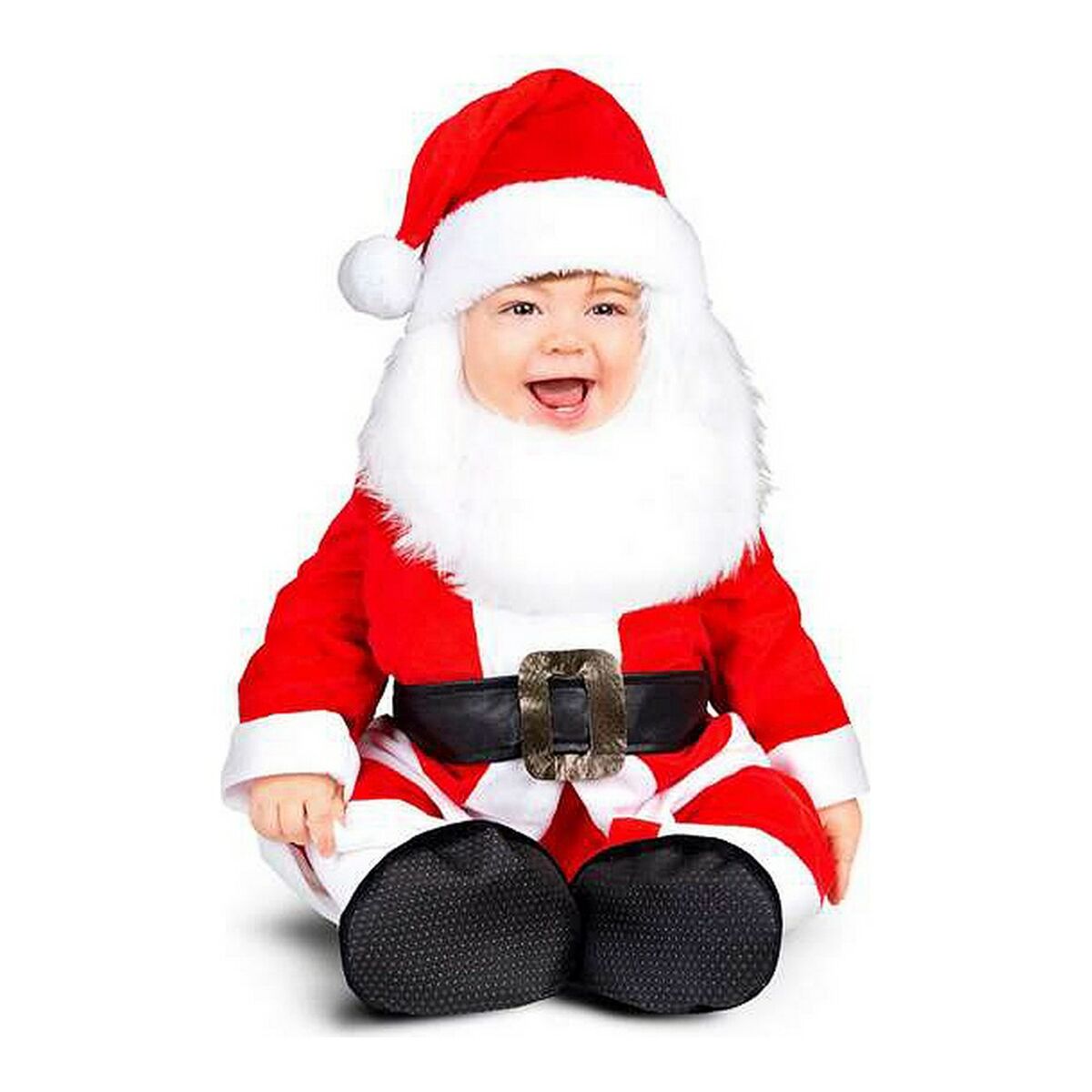 Costume for Babies My Other Me Red Father Christmas S with sound-0