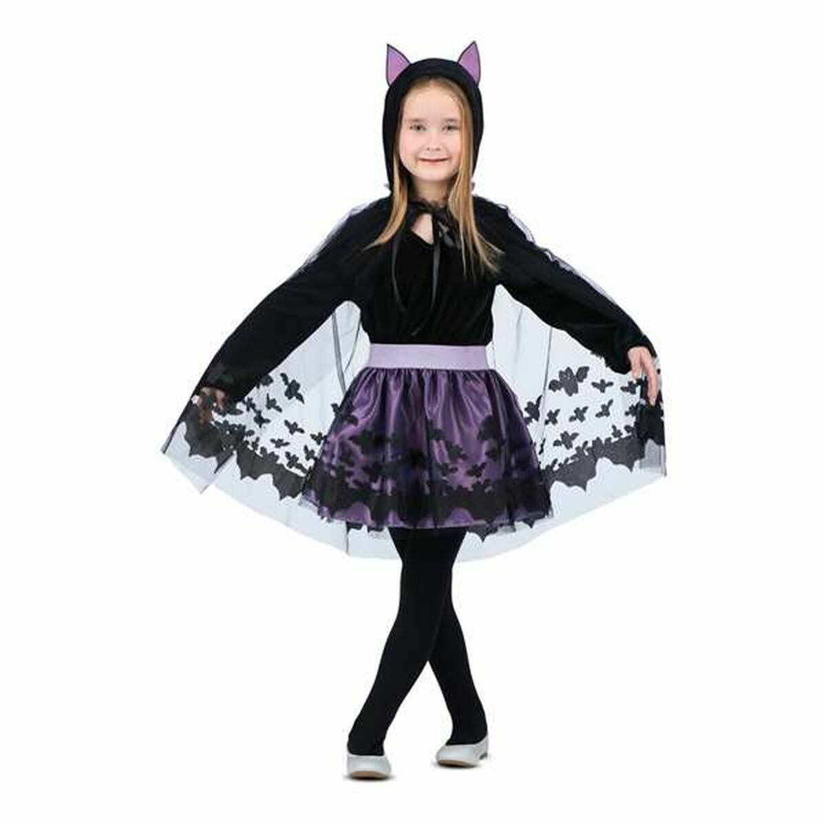 Costume for Children My Other Me Bat Purple (3 Pieces)-1