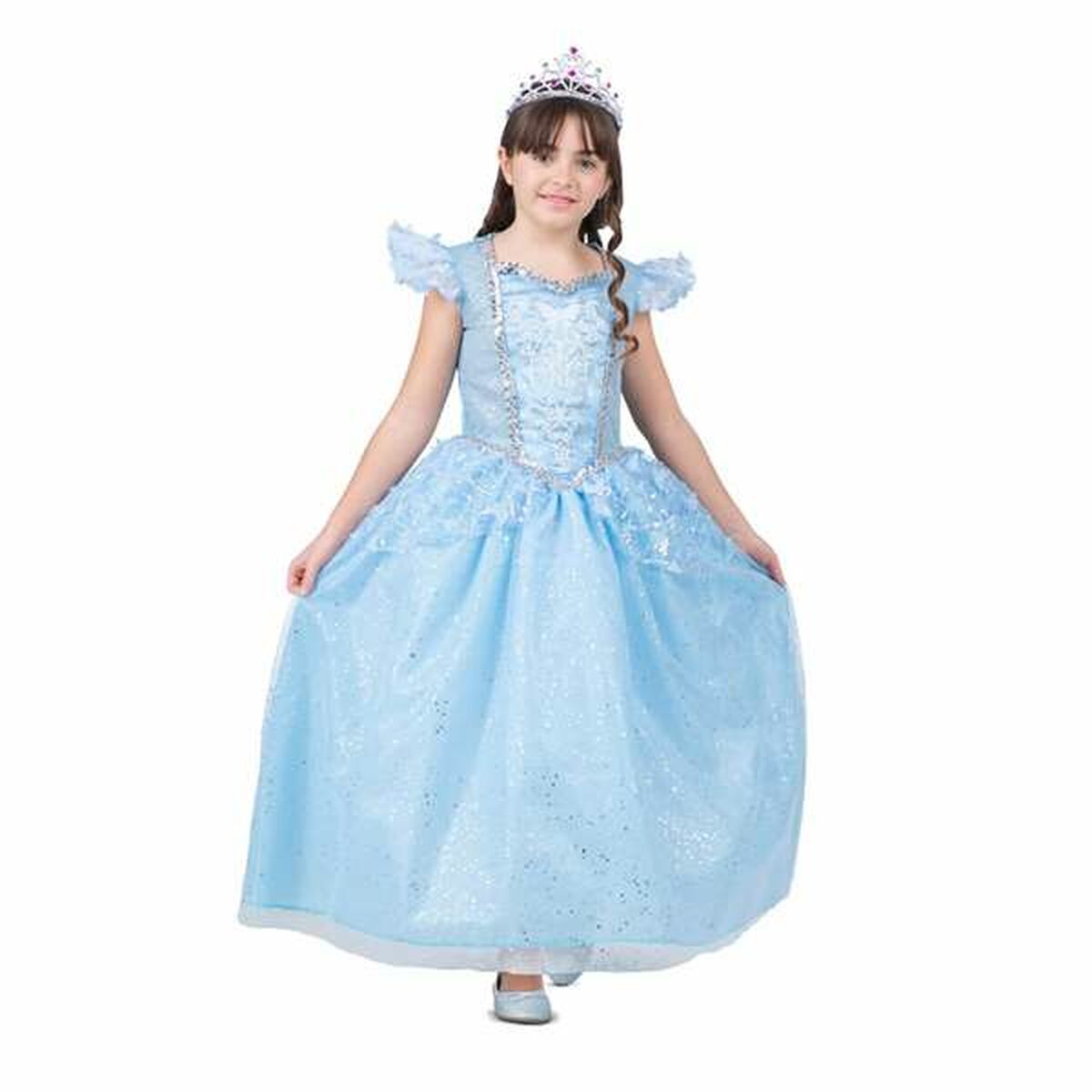 Costume for Children My Other Me Blue Princess 3 Pieces-2