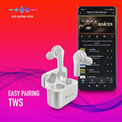 Bluetooth Headphones NGS ARTICABLOOMWHITE White Black-24