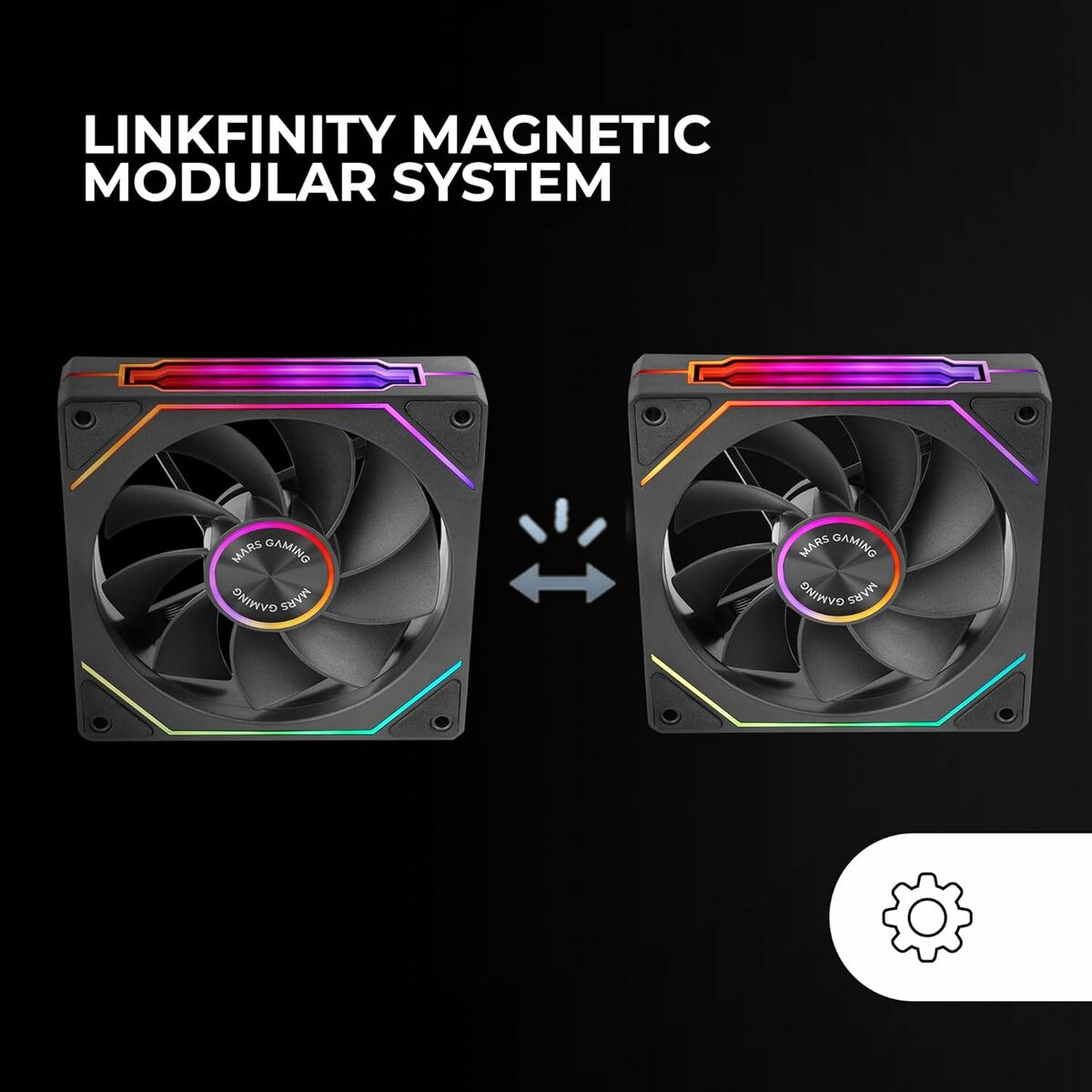 CPU Fan Mars Gaming MF-LINKFINITYKIT2R-3