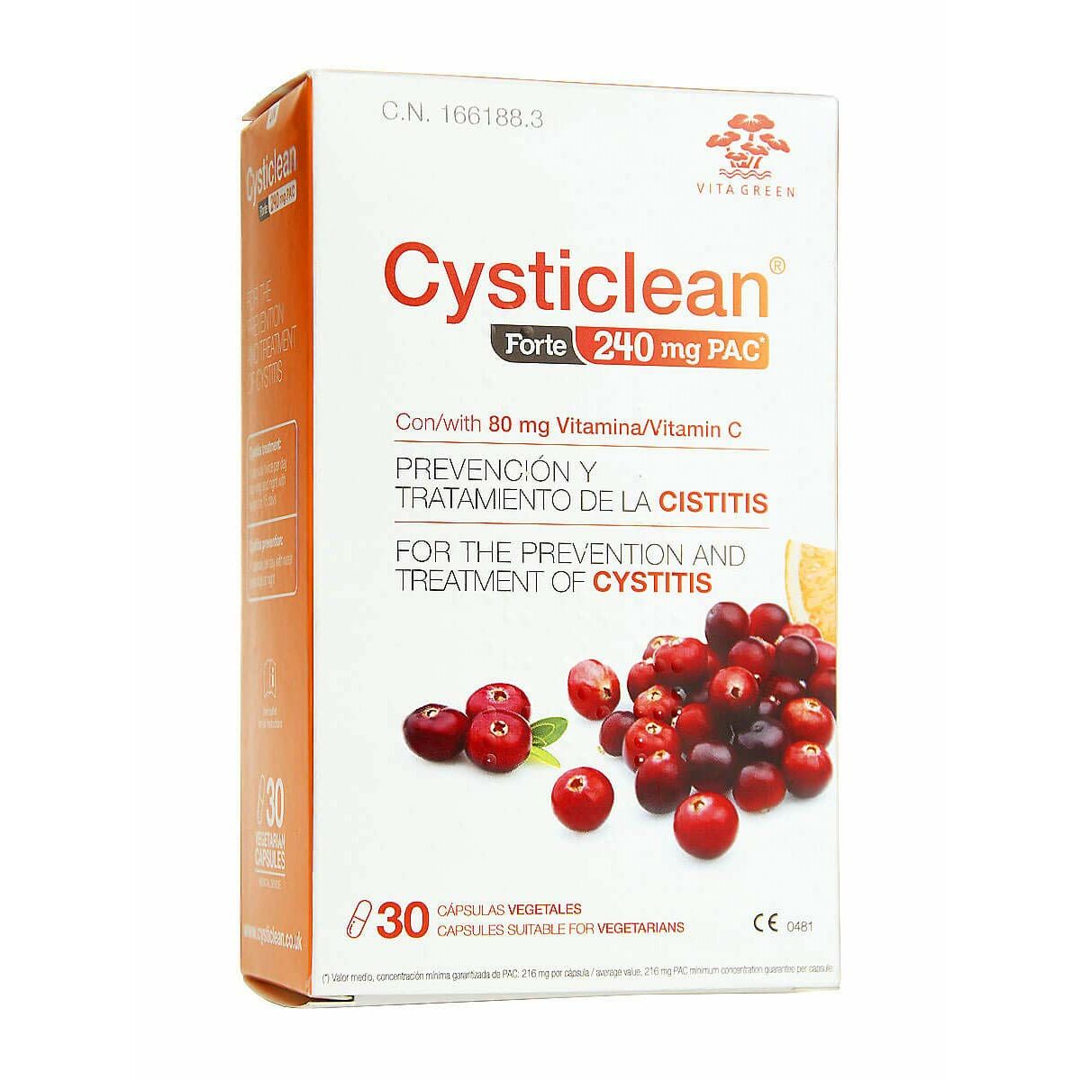 Digestive supplement CYSTICLEAN Forte 30 Units-0