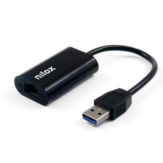 Cable adapter Nilox    Ethernet (RJ-45) USB-A-0