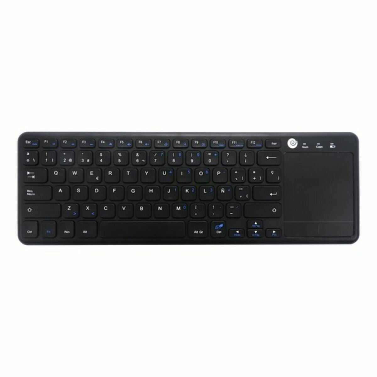 Keyboard with Touchpad CoolBox CoolTouch Black Spanish Qwerty-0