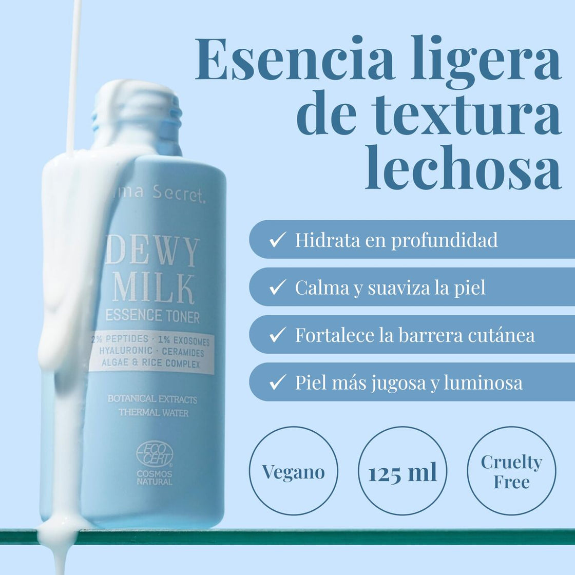 Facial Cleansing Gel Alma Secret DEWY MILK 125 ml-1