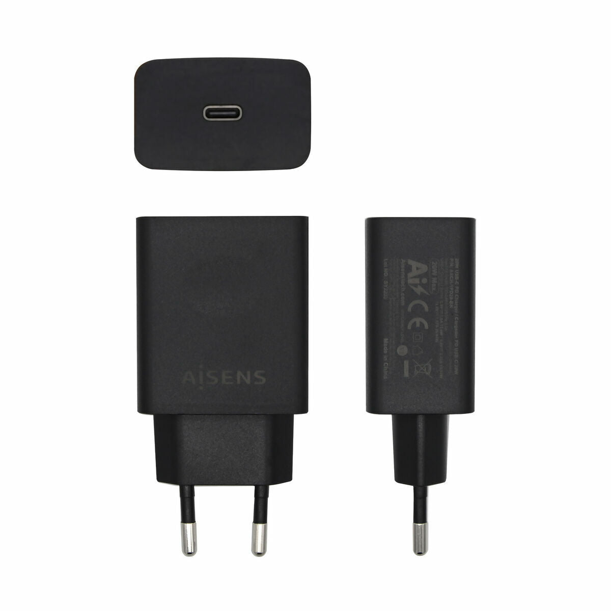 Charger Aisens PD 3.0 USB-C Black 20 W-2