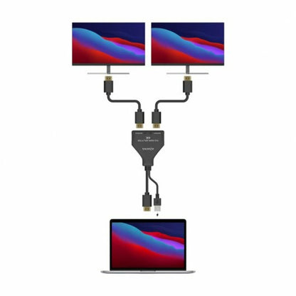 Current Adaptor Aisens A123-0654 HDMI HDCP HDMI x 2-2