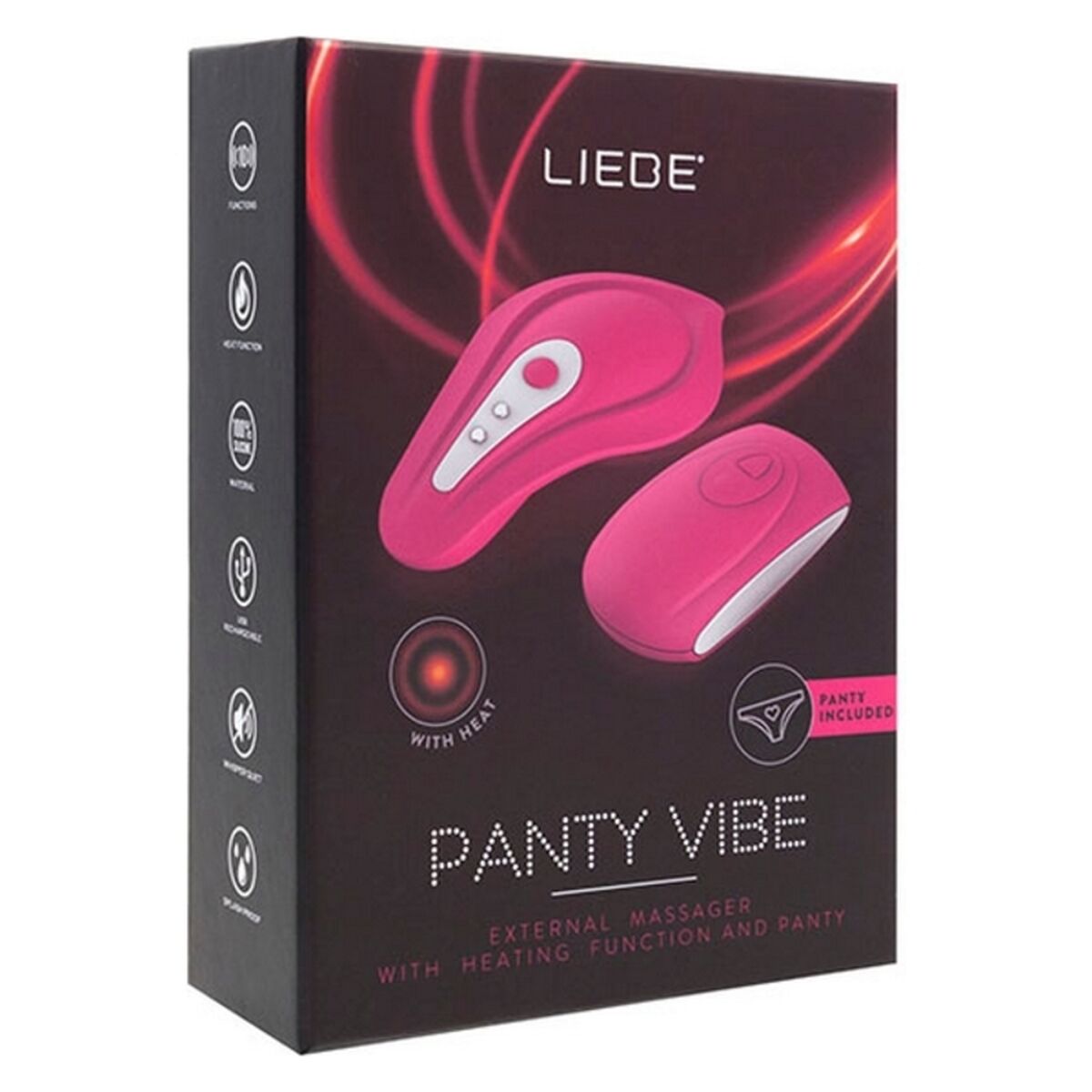 Intense Massager By Liebe Panty Pink Cherry-1