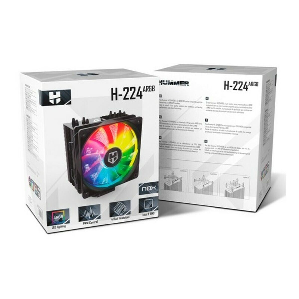 CPU Fan Gaming Nox-Xtreme Hummer H-224-2