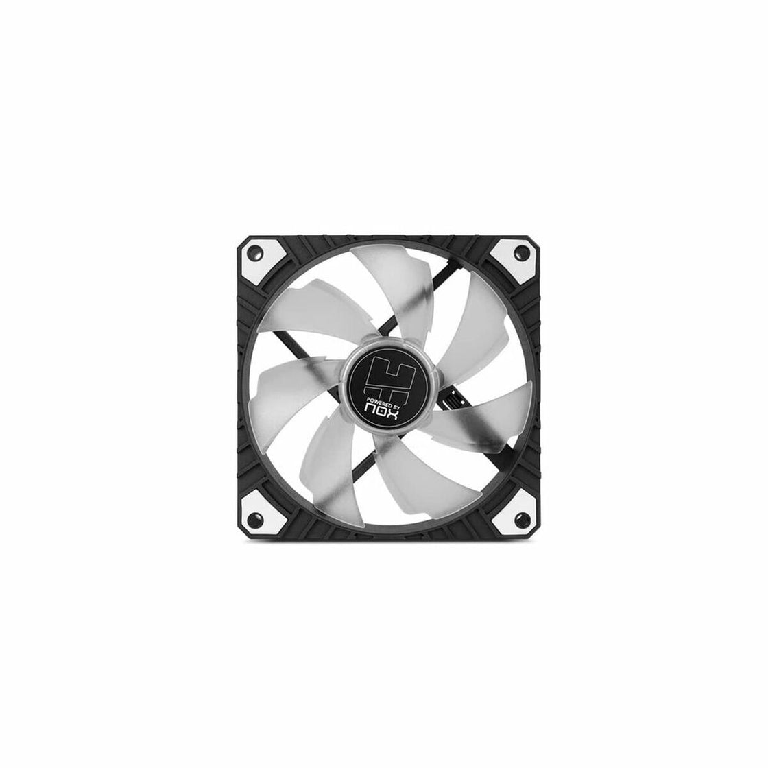 Box Ventilator Nox-Xtreme H-Fan Pro LED WHITE Ø 12 cm (1 Unit)-1
