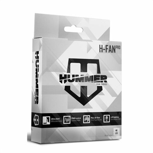 Box Ventilator Nox-Xtreme H-Fan Pro LED WHITE Ø 12 cm (1 Unit)-0