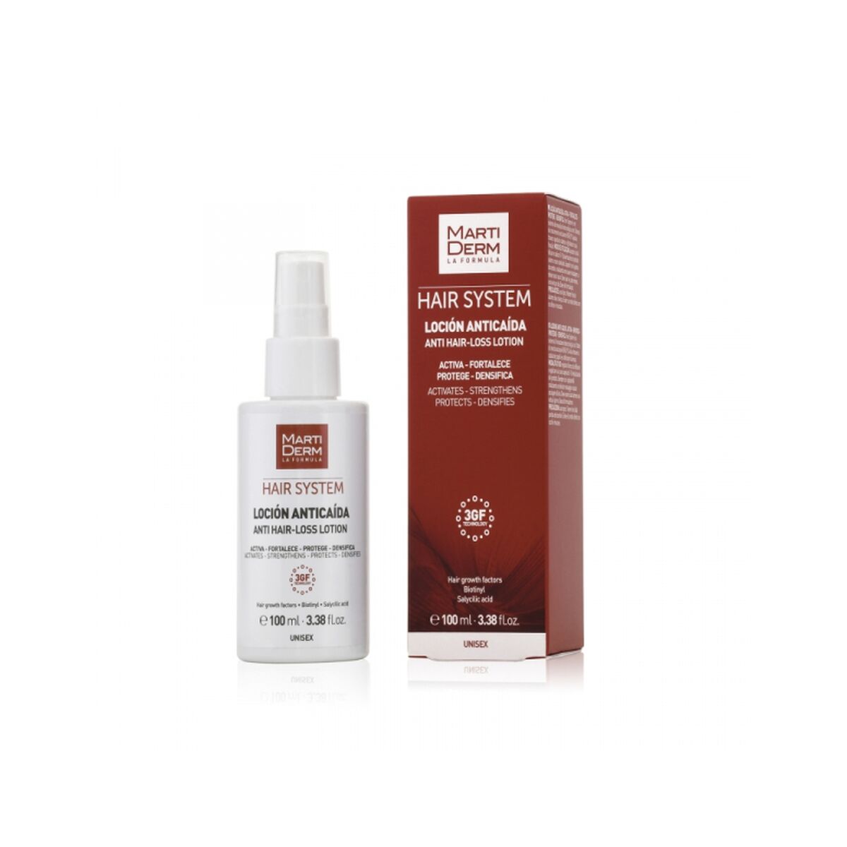 Anti-Hair Loss Lotion Martiderm HAIR SYSTEM 100 ml-0