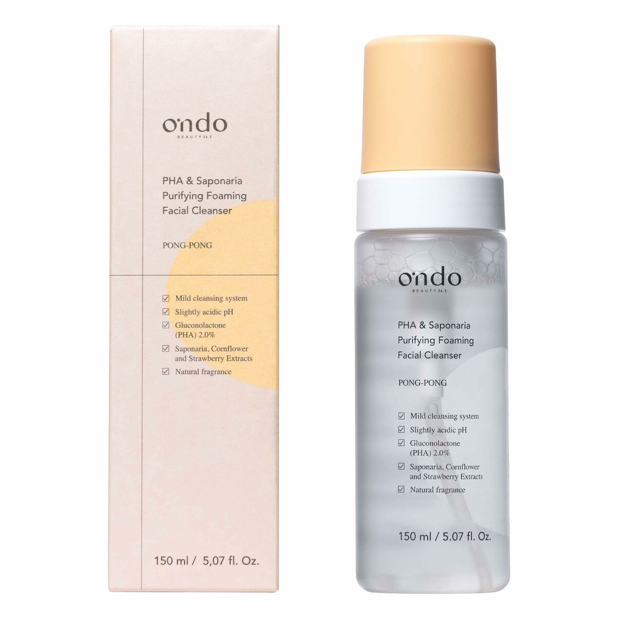 Cleansing Foam Ondo Beauty 36.5 PHA & SAPONARIA-4