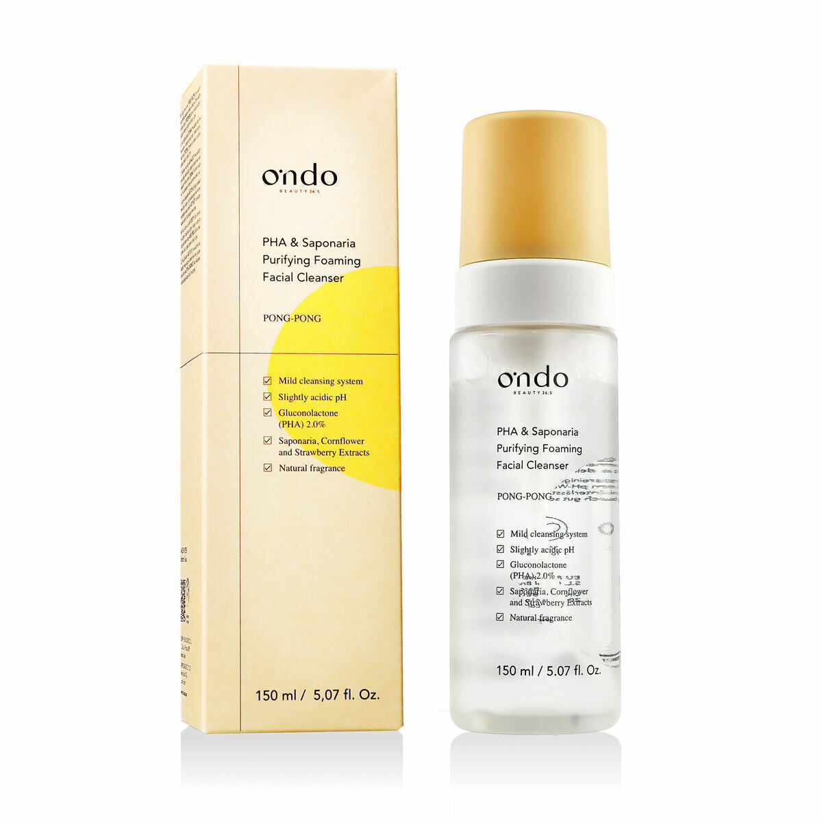 Cleansing Foam Ondo Beauty 36.5 PHA & SAPONARIA-0