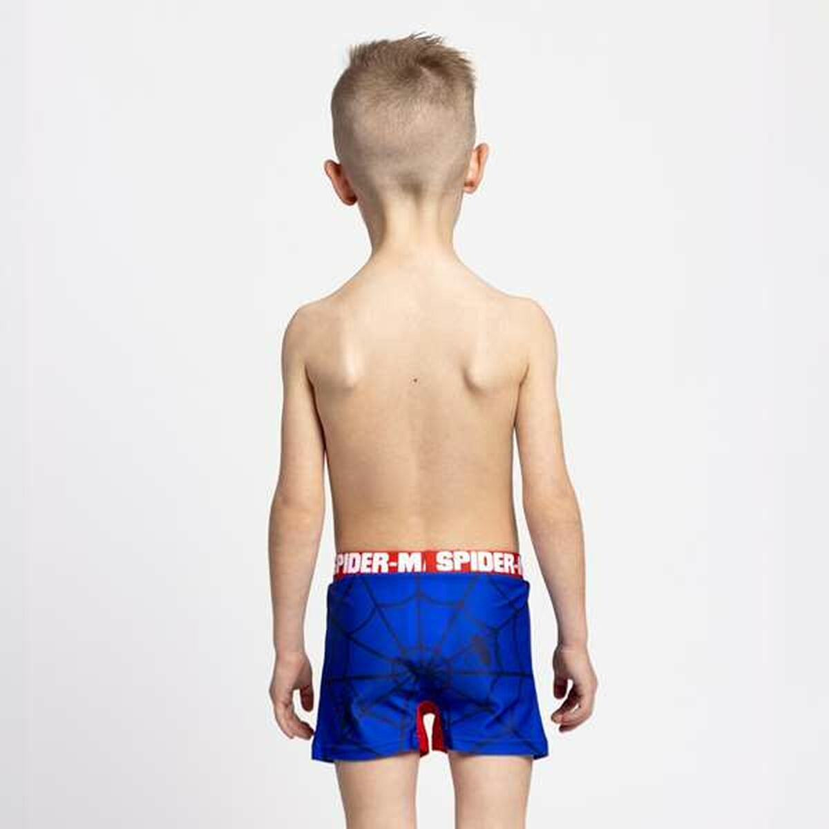 Boys Swim Shorts Spider-Man Red-2