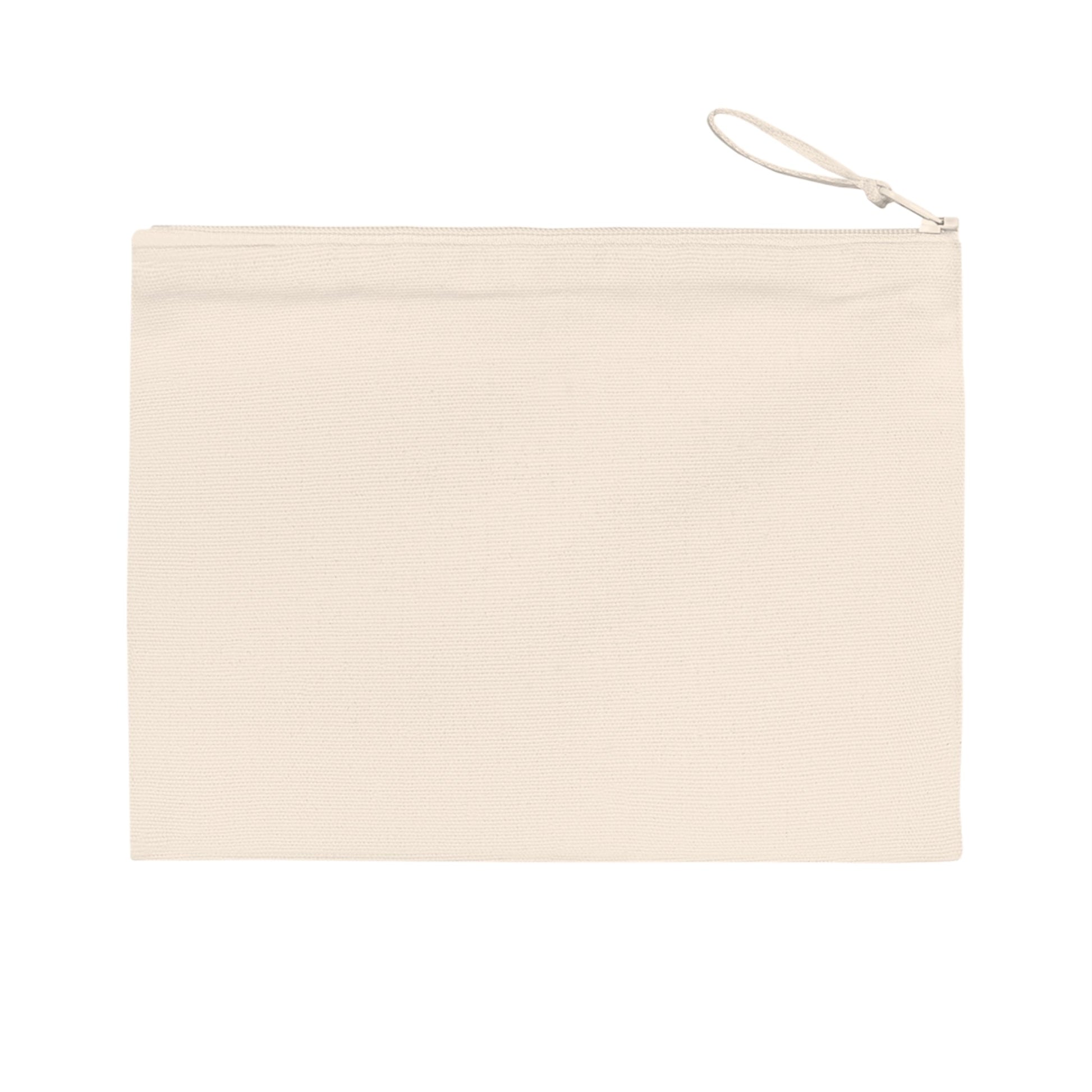 Eco-Friendly Pouch with 'Field of Poppies' I Original Artwork by American Artist Barbara Cleary-1