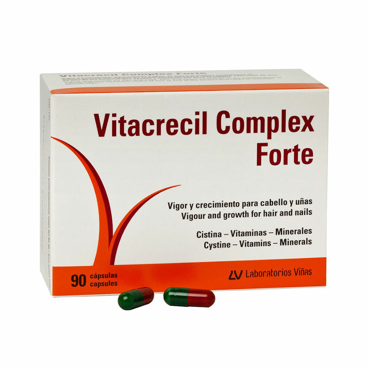 Food Supplement Vitacrecil Complex Forte CABELLO Y UÑAS 90Units-0