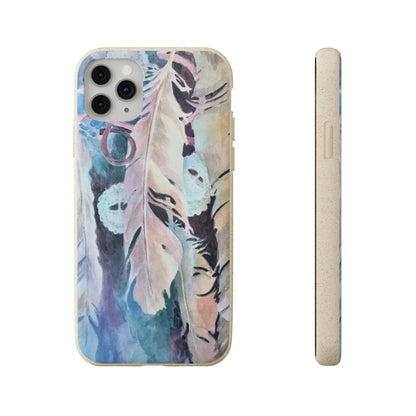 Biodegradable Phone Case with 'Conchos' Watercolor Original Artwork by Barbara Cleary-21